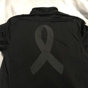 Black Izod Breast Cancer Polo Size Large